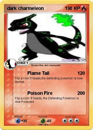 Pokemon dark charmeleon