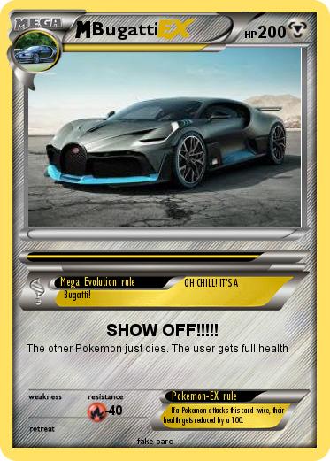 Pokemon Bugatti