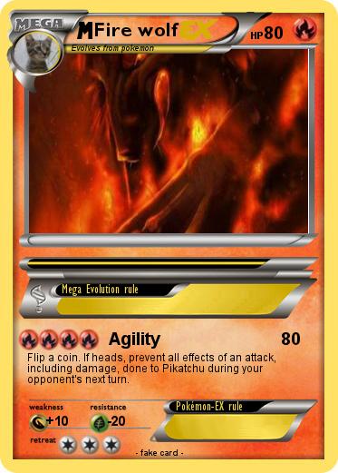 Pokemon Fire wolf