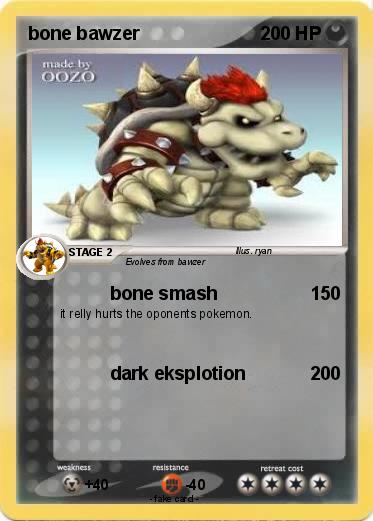 Pokemon bone bawzer