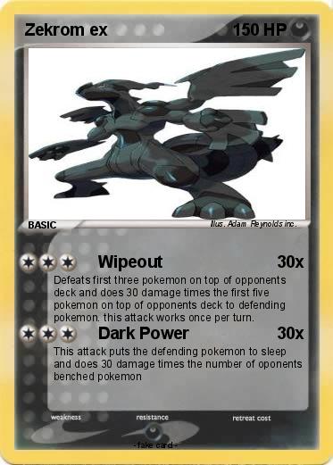 Pokemon Zekrom ex