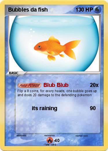 Pokemon Bubbles da fish