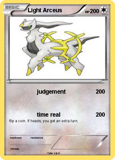 Pokemon Light Arceus
