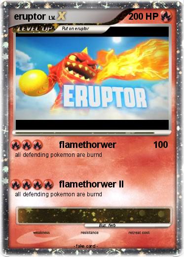 Pokemon eruptor