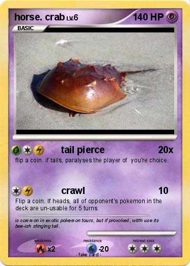 Pokemon horse. crab