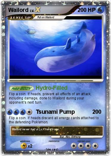 Pokemon Wailord Pokemon Wailord
