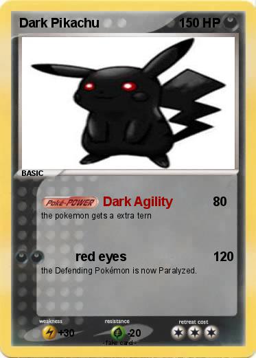 Pokemon Dark Pikachu
