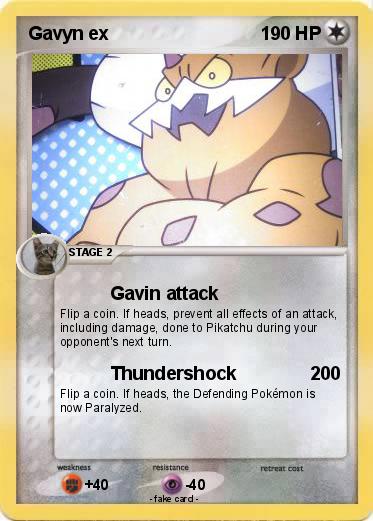 Pokemon Gavyn ex