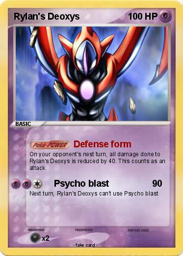 Pokemon Rylan's Deoxys