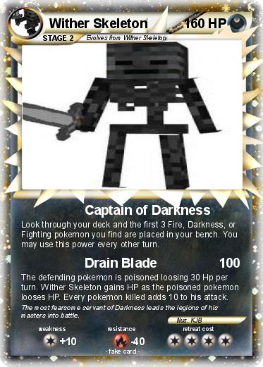 Pokemon Wither Skeleton