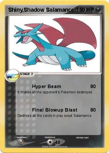 Pokemon Shiny,Shadow Salamance 