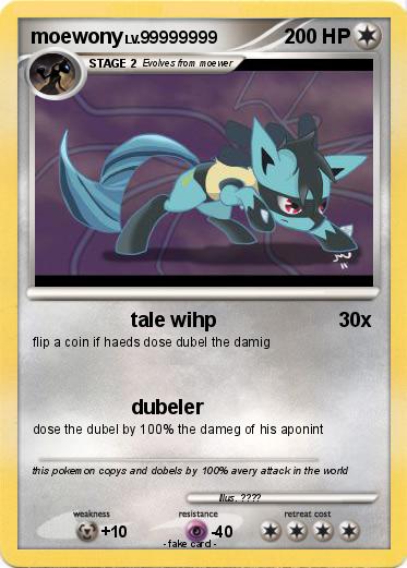 Pokemon moewony