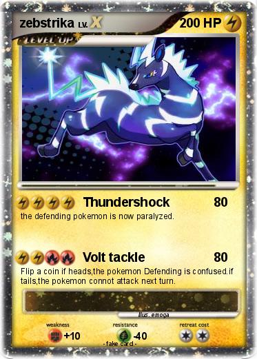 Pokemon zebstrika