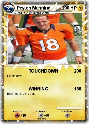 Pokemon Peyton Manning