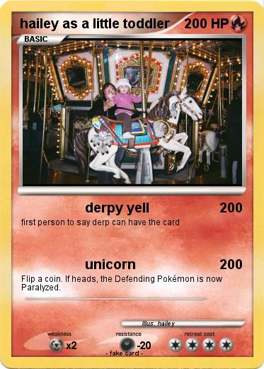 Pokemon hailey as a little toddler