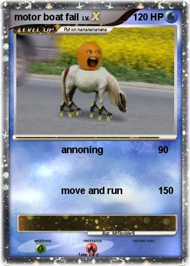 Pokemon motor boat fail