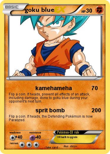 Pokemon goku blue