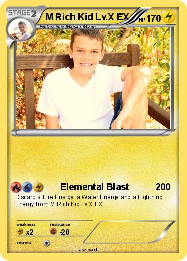 Pokemon M Rich Kid Lv.X EX
