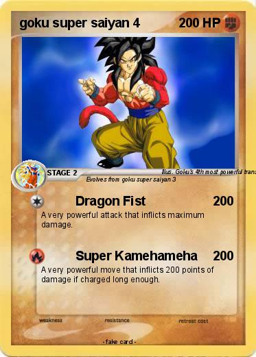 Pokemon goku super saiyan 4