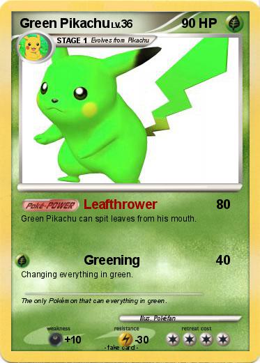 Pokemon Green Pikachu
