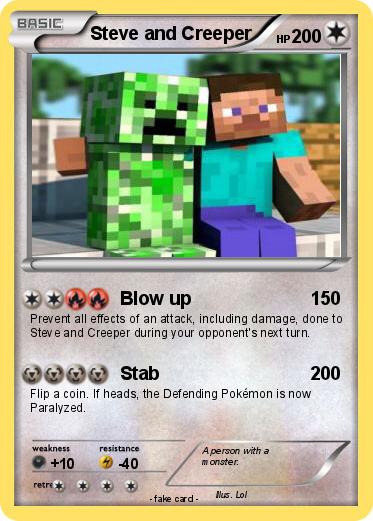 Pokemon Steve and Creeper