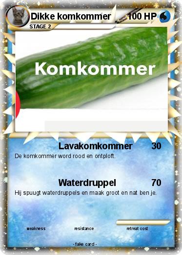 Pokemon Dikke komkommer