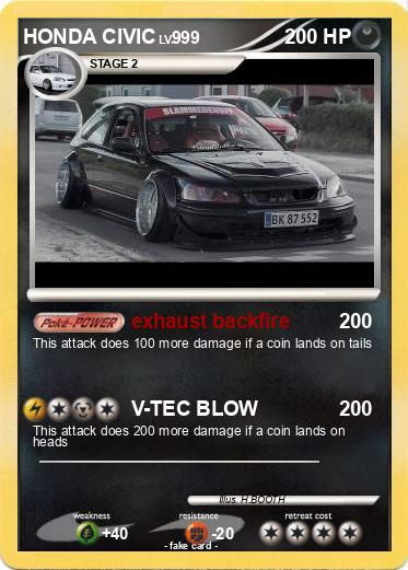 Pokemon HONDA CIVIC
