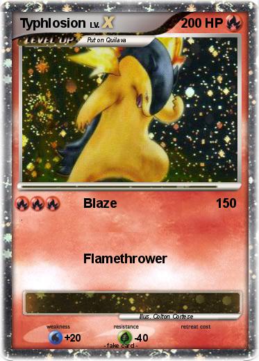 Pokemon Typhlosion