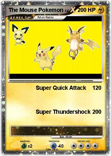 Pokemon The Mouse Pokemon
