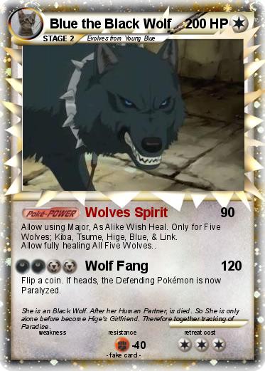 Pokemon Blue the Black Wolf