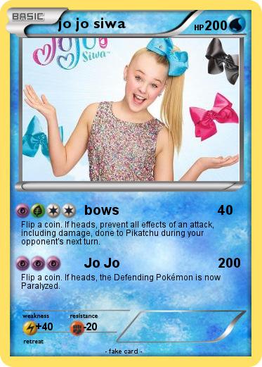 Pokemon jo jo siwa