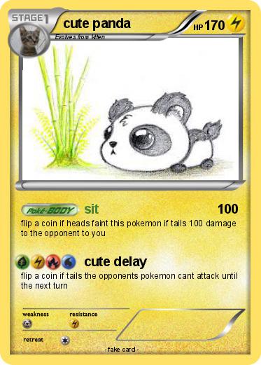 Pokemon cute panda