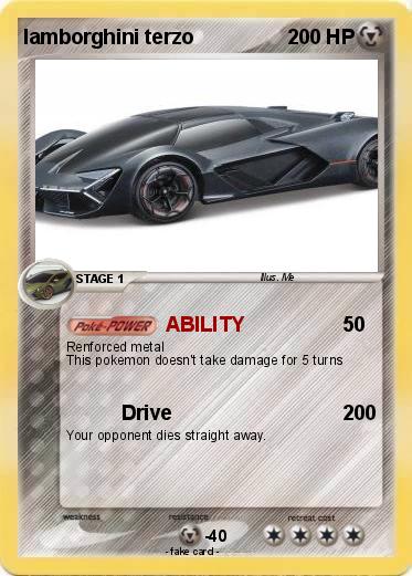 Pokemon lamborghini terzo