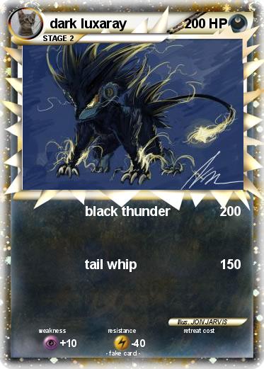 Pokemon dark luxaray