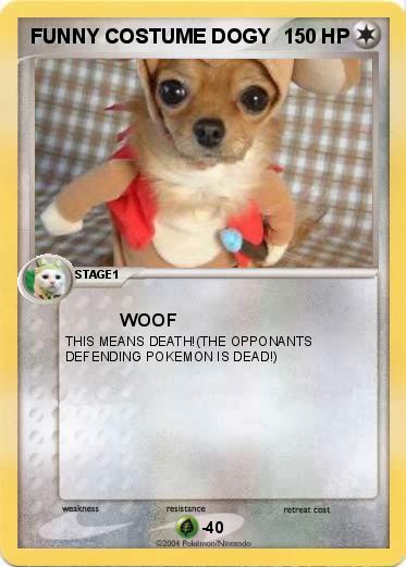 Pokemon FUNNY COSTUME DOGY