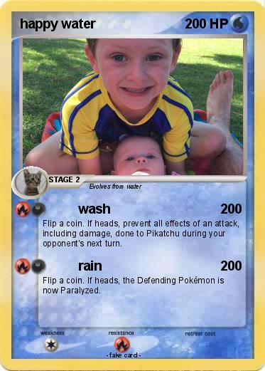 Pokemon happy water