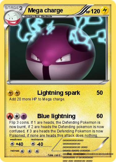 Pokemon Mega charge