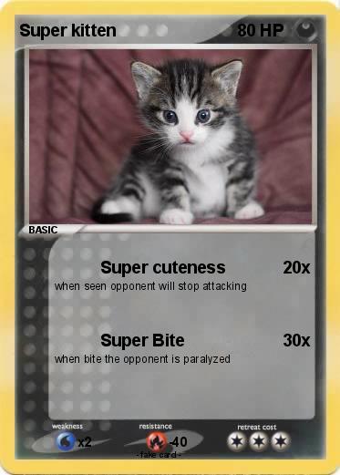 Pokemon Super kitten