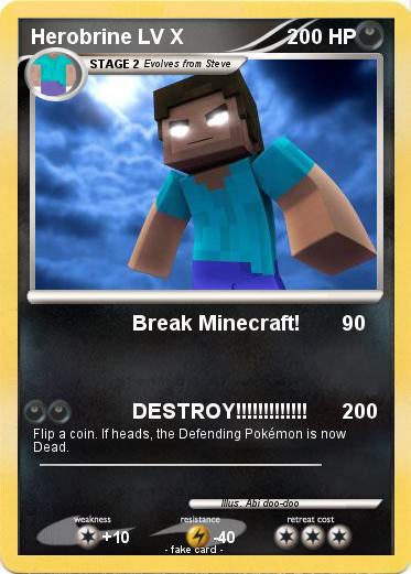 Pokemon Herobrine LV X