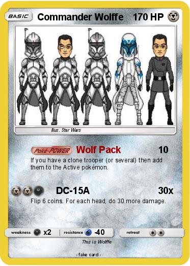 Pokemon Commander Wolffe