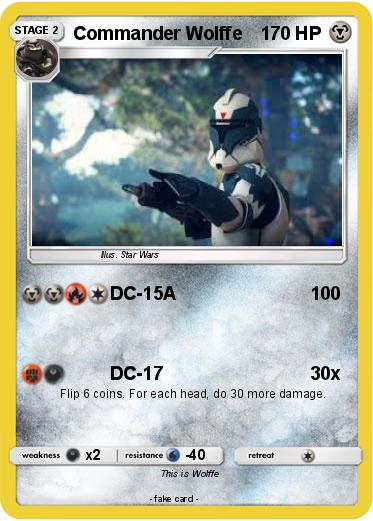 Pokemon Commander Wolffe