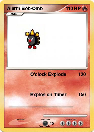Pokemon Alarm Bob-Omb
