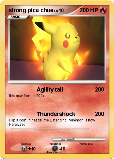 Pokemon strong pica chue