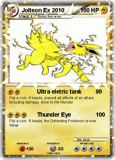 Pokemon Jolteon Ex 2010