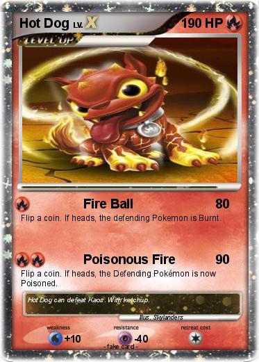 Pokemon Hot Dog