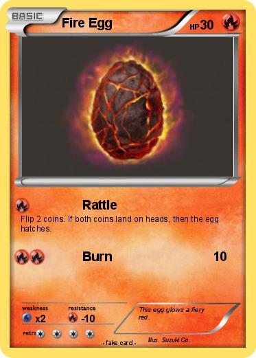 Pokemon Fire Egg