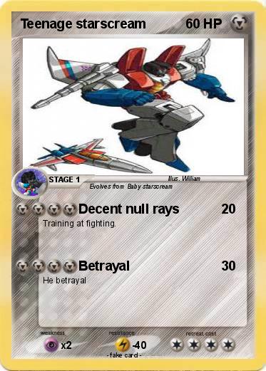 Pokemon Teenage starscream