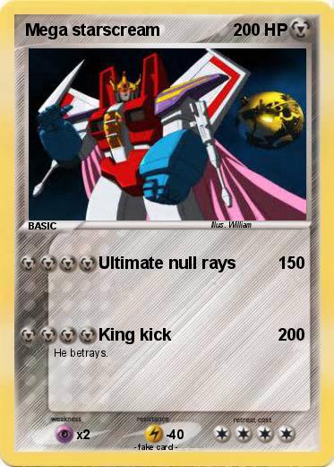 Pokemon Mega starscream