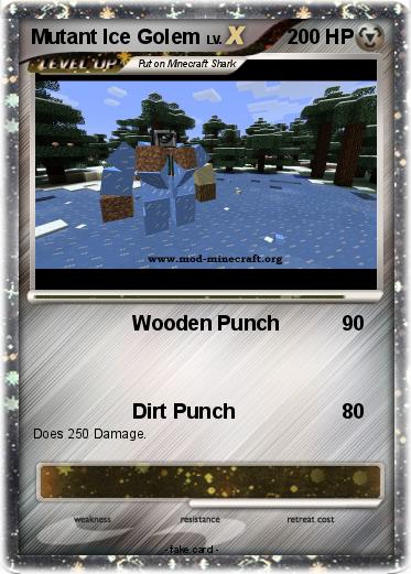 Pokemon Mutant Ice Golem