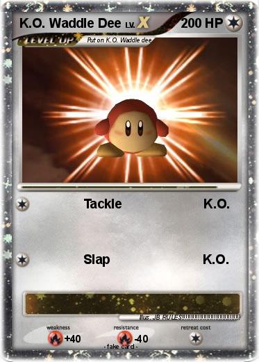 Pokemon K.O. Waddle Dee